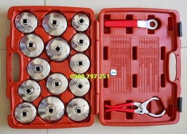 Bộ dụng cụ mở lọc nhớt 16 chi tiết JTC 4666