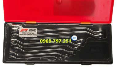 Bộ cờ lê 2 đầu tròng nghiêng 45 độ 08 chi tiết JTC K6083