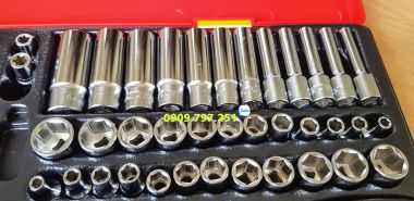 Bộ đầu tuýp 1/4 inch 73 chi tiết JTC K2732