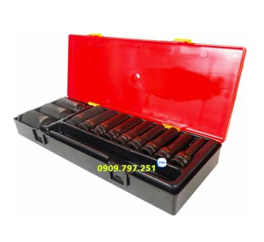 Bộ tuýp đen dài 12 cạnh 1/2“ 10-32mm JTC K4122
