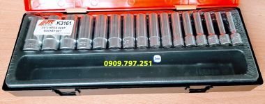 Bộ tuýp dài 6 cạnh 3/8 inch 6-22mm JTC K3161