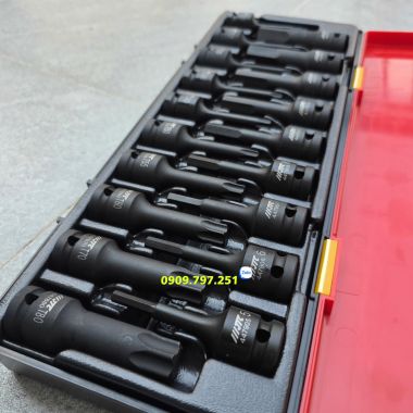 Bộ đầu tuýp lục giác, lục giác sao 19 chi tiết JTC K4191