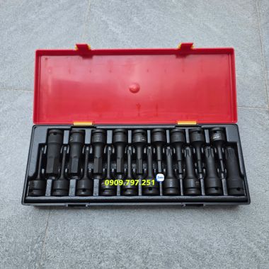 Bộ đầu tuýp lục giác, lục giác sao 19 chi tiết JTC K4191