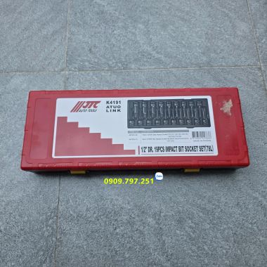 Bộ đầu tuýp lục giác, lục giác sao 19 chi tiết JTC K4191