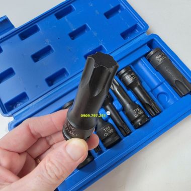 Bộ đầu tuýp lục giác sao T30 T40 T45 T50 T55 T60 T70 T80 T90 T100