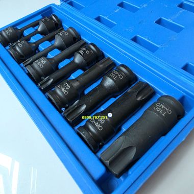 Bộ đầu tuýp lục giác sao T30 T40 T45 T50 T55 T60 T70 T80 T90 T100