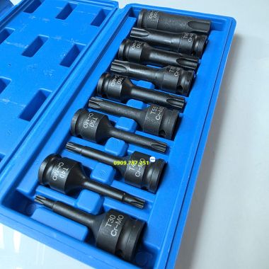 Bộ đầu tuýp lục giác sao T30 T40 T45 T50 T55 T60 T70 T80 T90 T100