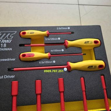 Bộ dụng cụ sửa chữa cách điện 1000V 115 chi tiết JTC I4115S