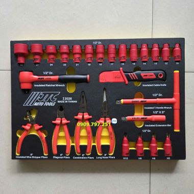 Bộ dụng cụ sửa chữa cách điện 1000V 26 chi tiết JTC I2026