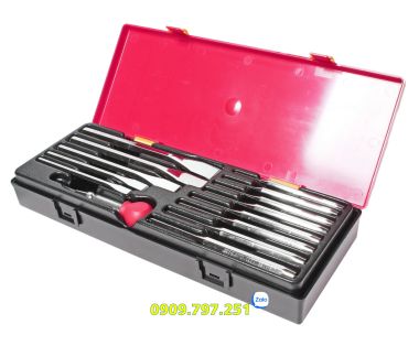 Bộ đục chốt tròn đục dẹp 14 chi tiết JTC K8141