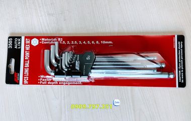 Bộ lục giác hệ mét 09 chi tiết JTC 3505