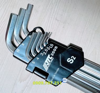 Bộ lục giác hệ mét 09 chi tiết JTC 3505