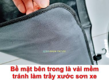 Bộ phủ vè xe ô tô 3 tấm có nam châm và móc treo