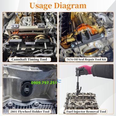 Bộ tool dưỡng cam động cơ N20 N26 BMW Full