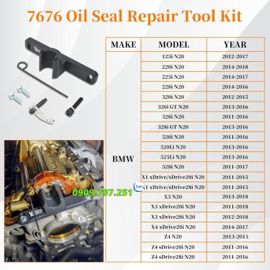 Bộ tool dưỡng cam động cơ N20 N26 BMW Full