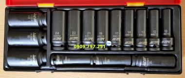 Bộ tuýp đen dài 06 cạnh 10-32mm JTC K4151