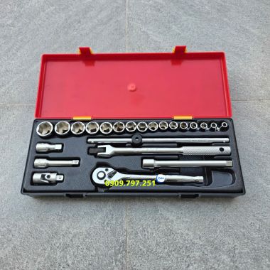 JTC K3231 Bộ đầu tuýp ngắn 3/8 inch 6 cạnh 23 chi tiết Đài Loan