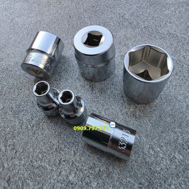 JTC K3231 Bộ đầu tuýp ngắn 3/8 inch 6 cạnh 23 chi tiết Đài Loan