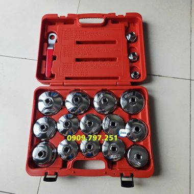 Bộ vam cảo mở lọc nhớt xe ô tô 18 chi tiết JTC 4572