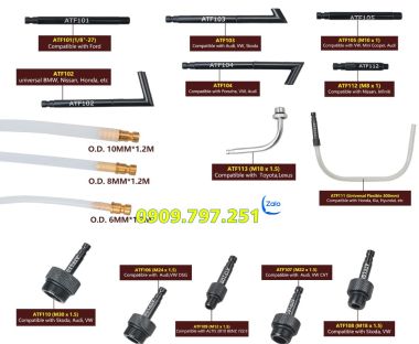 Bình thay nhớt hộp số tự động bằng khí nén