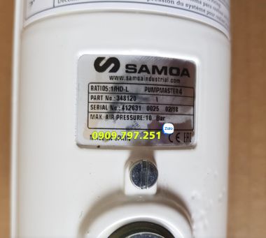 Bơm nhớt thùng 200 lít Samoa 348120