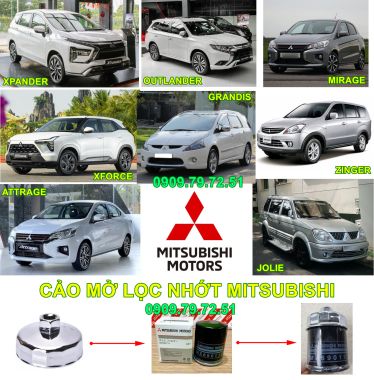 Cảo mở lọc nhớt xe Mitsubishi Xpander Triton Grandis Pajero Jolie Zinger Mirage Attrage Outlander