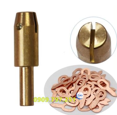 Đầu hàn long đền hình chìa khóa, long đền tròn cho máy hàn rút tôn