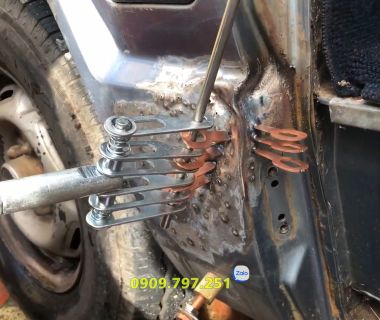 Đầu hàn long đền hình chìa khóa, long đền tròn cho máy hàn rút tôn