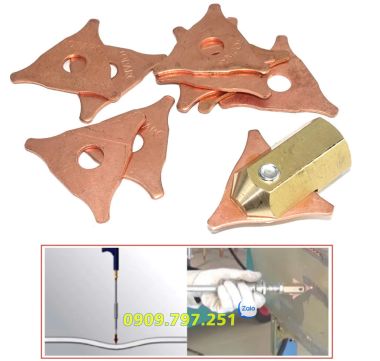 Đầu hàn long đền tam giác cho máy hàn rút tôn