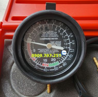 Bộ đồng hồ đo chân không họng khí nạp JTC 1622