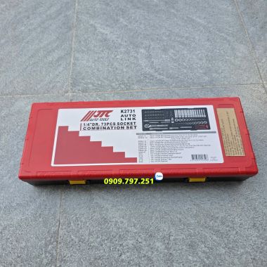 JTC K2731 Bộ đầu tuýp 1/4 inch 73 chi tiết Đài Loan