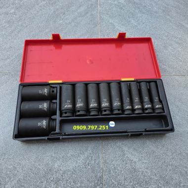 Bộ tuýp đen dài 6 cạnh 1/2“ 10-32mm JTC K4121