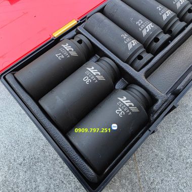 Bộ tuýp đen dài 6 cạnh 1/2“ 10-32mm JTC K4121
