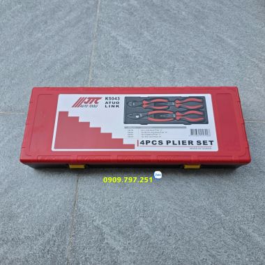 JTC K5043 Bộ kềm sửa chữa 04 chi tiết Đài Loan