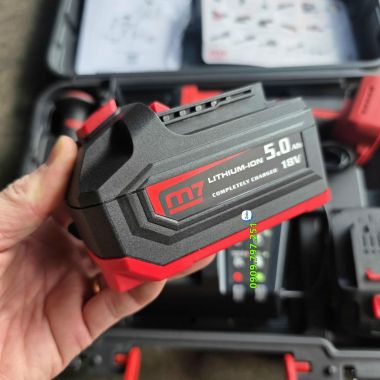 Máy mài góc 125mm dùng pin model DG-502V hãng Mighty-Seven Đài Loan