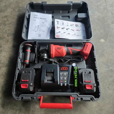 Máy mài góc 125mm dùng pin model DG-502V hãng Mighty-Seven Đài Loan