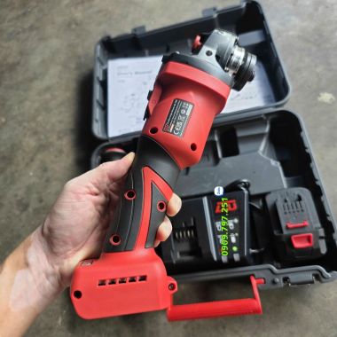 Máy mài góc 125mm dùng pin model DG-502V hãng Mighty-Seven Đài Loan