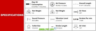 QD-321 Máy cưa khí nén độ rung thấp hãng M7 Đài Loan