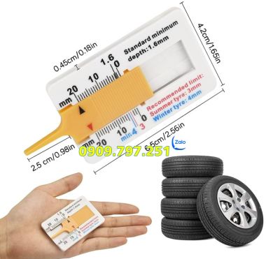 Thước đo độ mòn lốp xe ô tô