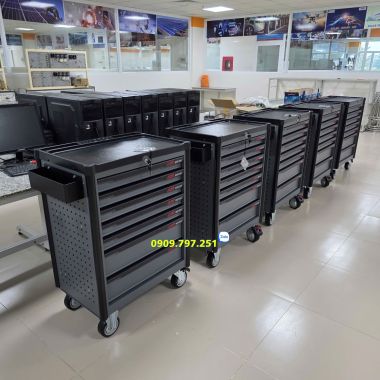 Tủ đồ nghề 7 ngăn JTC 5021 và 115 dụng cụ sửa chữa cách điện 1000V JTC I4115S