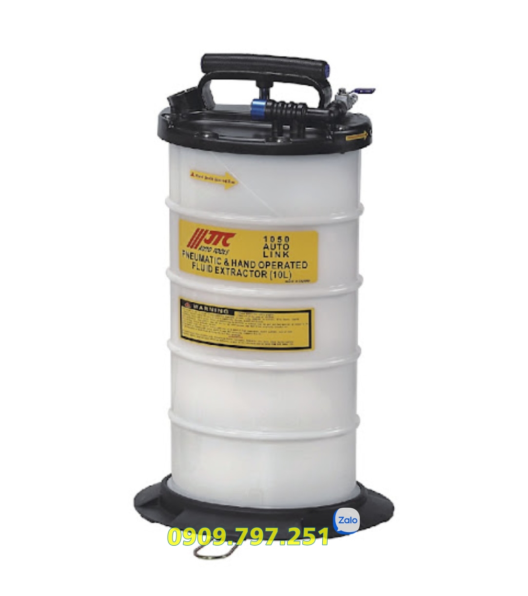Bình hút nhớt thải bằng khí nén JTC 1050