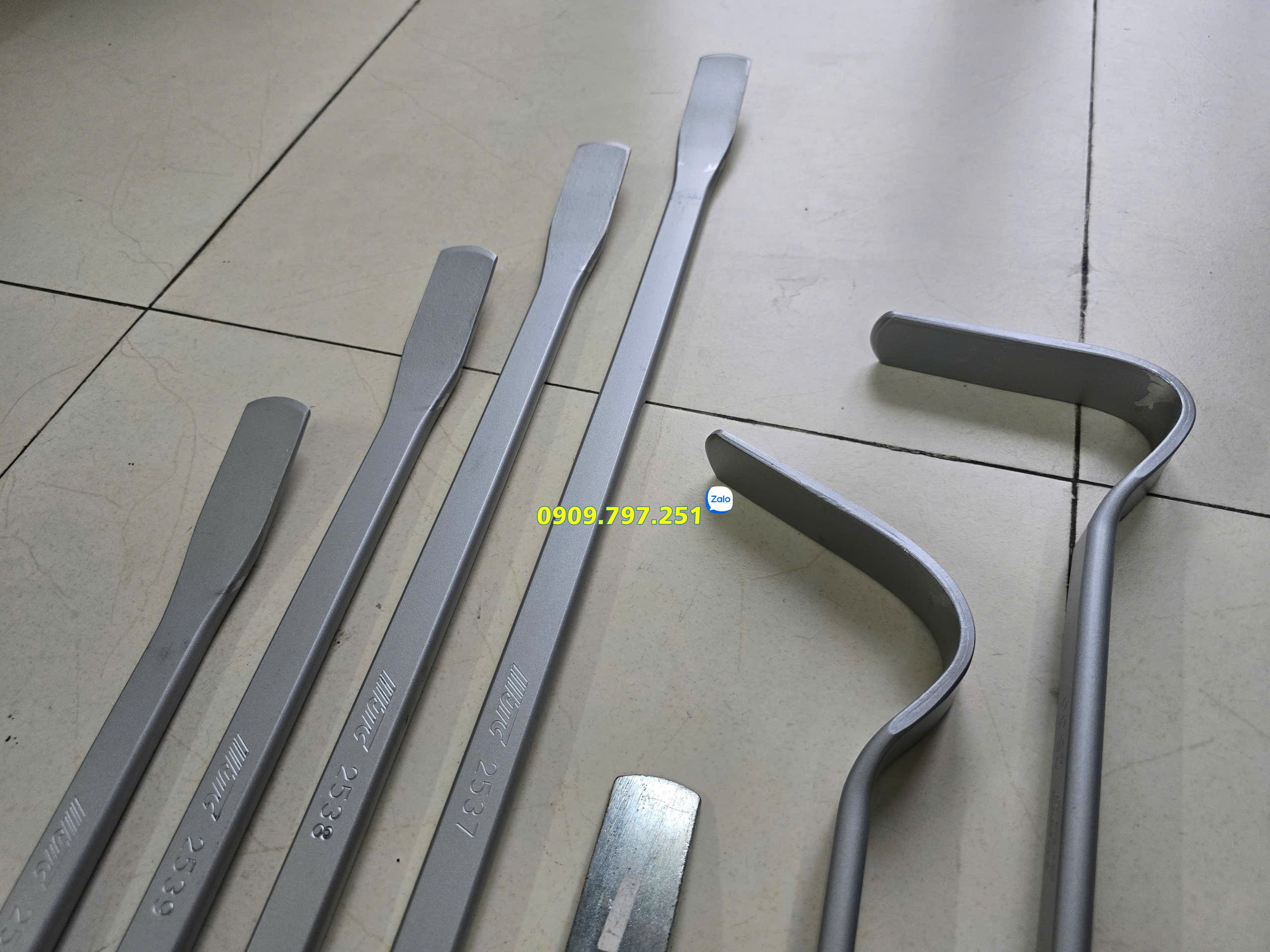 Bộ 07 thanh nạy sửa chữa đồng sơn ô tô JTC Đài Loan