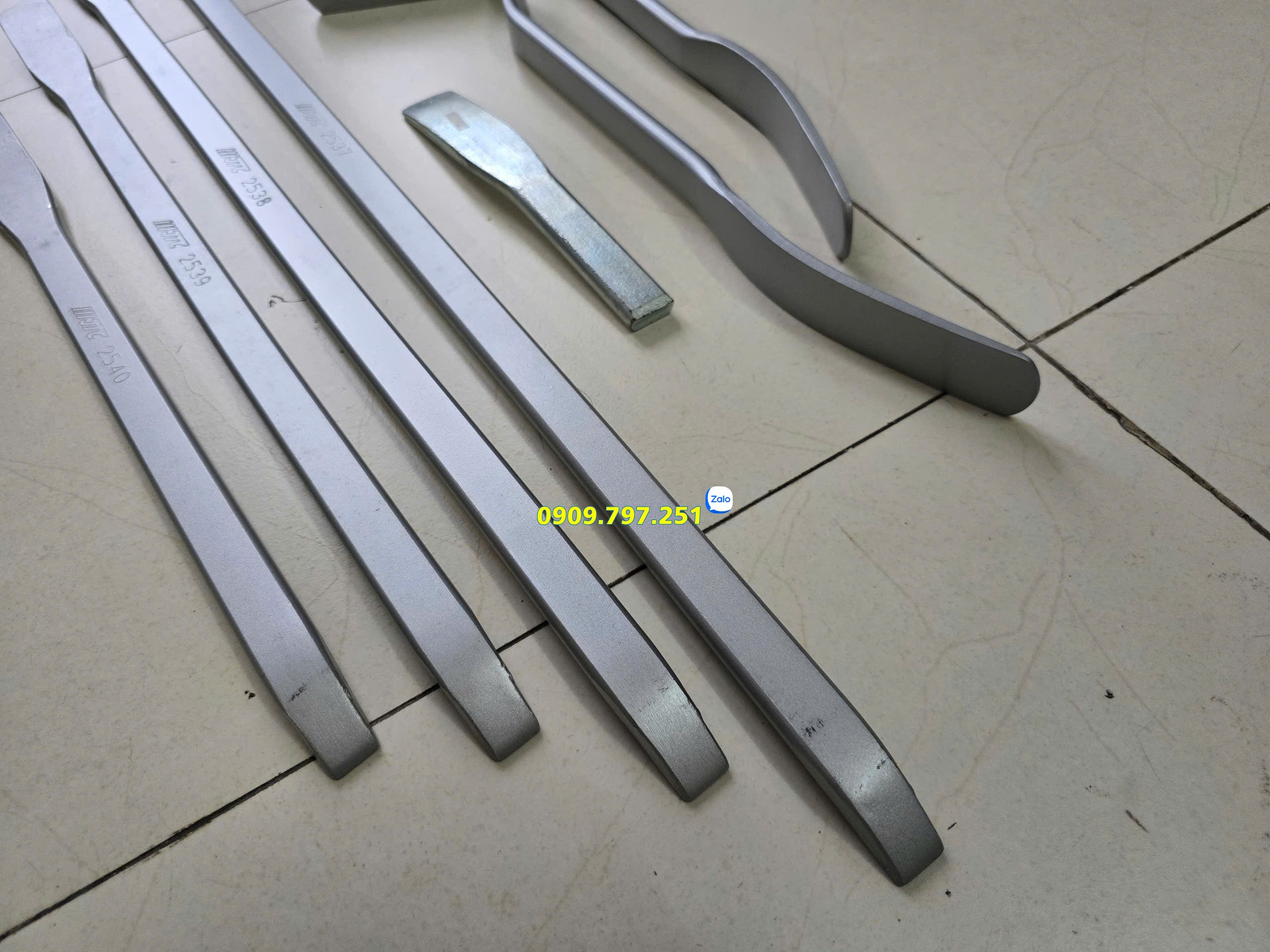 Bộ 07 thanh nạy sửa chữa đồng sơn ô tô JTC Đài Loan