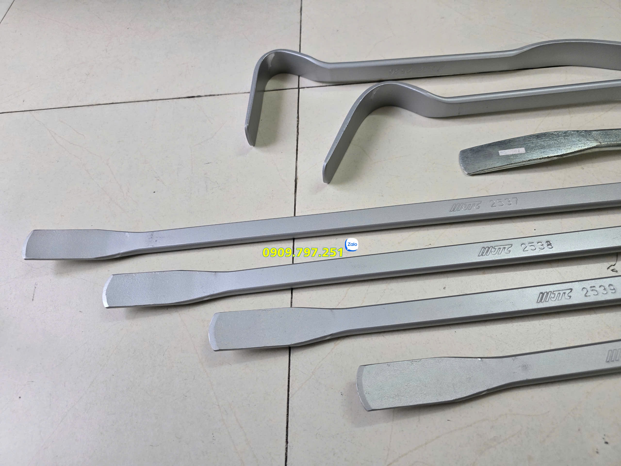 Bộ 07 thanh nạy sửa chữa đồng sơn ô tô JTC Đài Loan