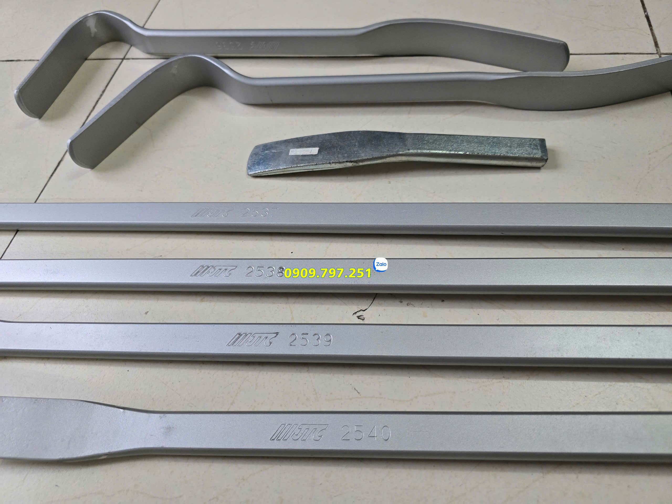 Bộ 07 thanh nạy sửa chữa đồng sơn ô tô JTC Đài Loan