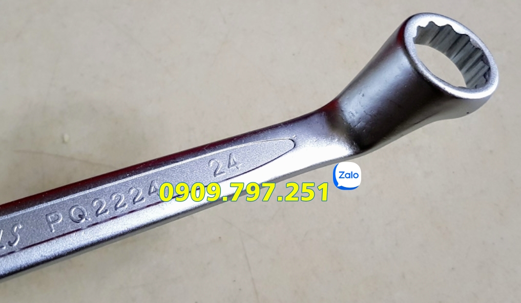 Bộ cờ lê 2 đầu vòng nghiêng 75 độ 08 chi tiết JTC K6081