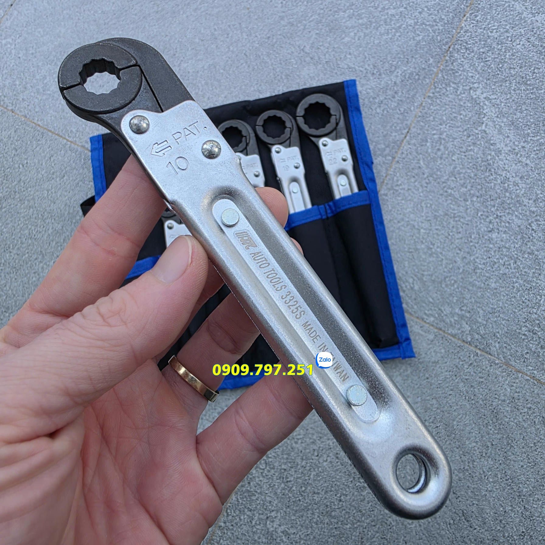 Bộ cờ lê vòng tự động 06 pcs JTC JTC-3325S