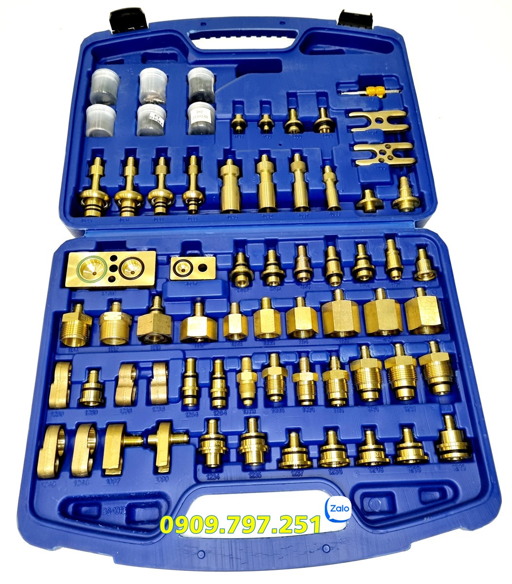 Bộ đầu nối thử xì hệ thống lạnh dòng xe Châu Âu Châu Mỹ