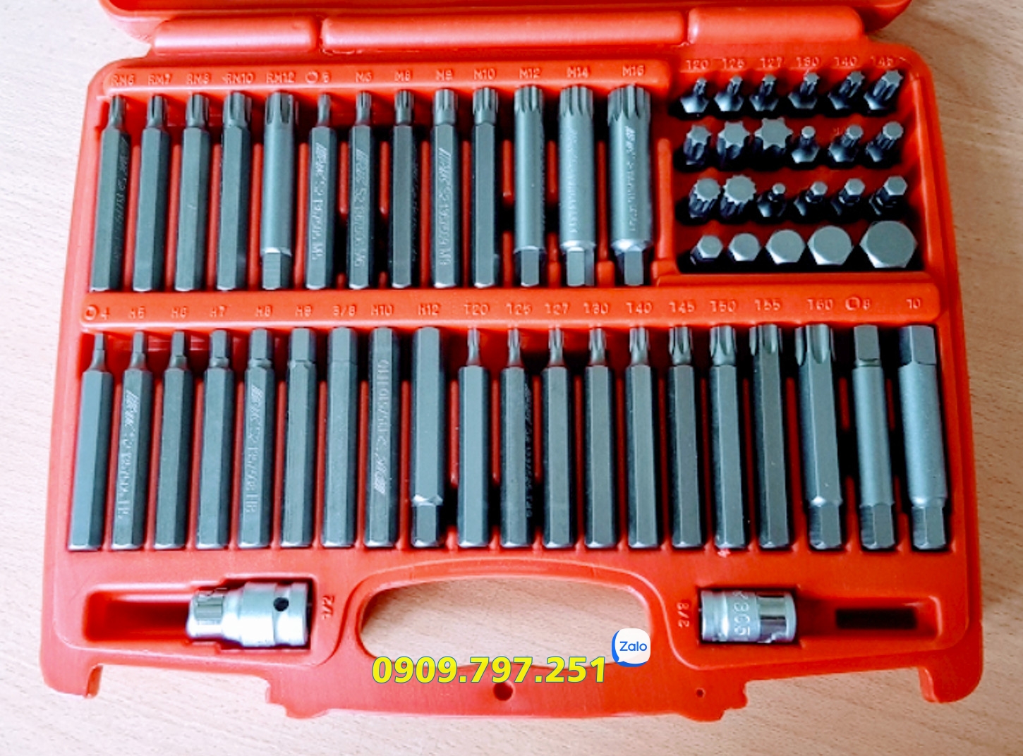 Bộ đầu lục giác 58 chi tiết JTC 3509