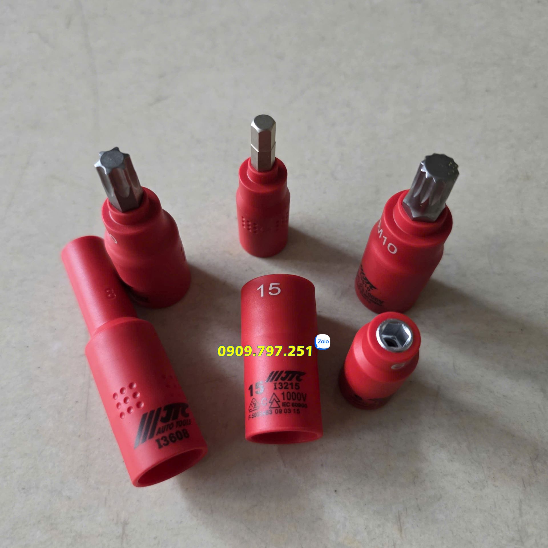 Bộ dụng cụ sửa chữa cách điện 1000V 44 chi tiết JTC I1044